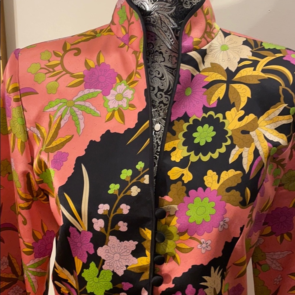 JS Collection Silk Kimono Blazer